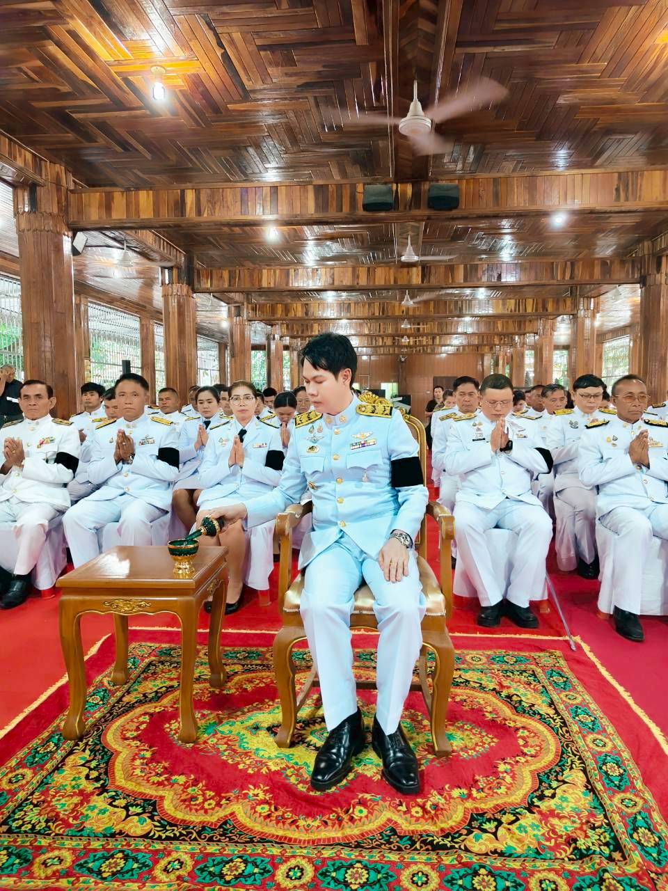 พช.เวียงเก่า : ร่วมพิธีบำเพ็ญกุศลสวดพระอภิธรรมถวายเป็นพระราชกุศล แด่สมเด็จพระนางเจ้าสิริกิติ์ พระบรมราชินีนาถ พระบรมราชชนนีพันปีหลวง วันครบสัตตมวาร (ครบ 7 วัน)