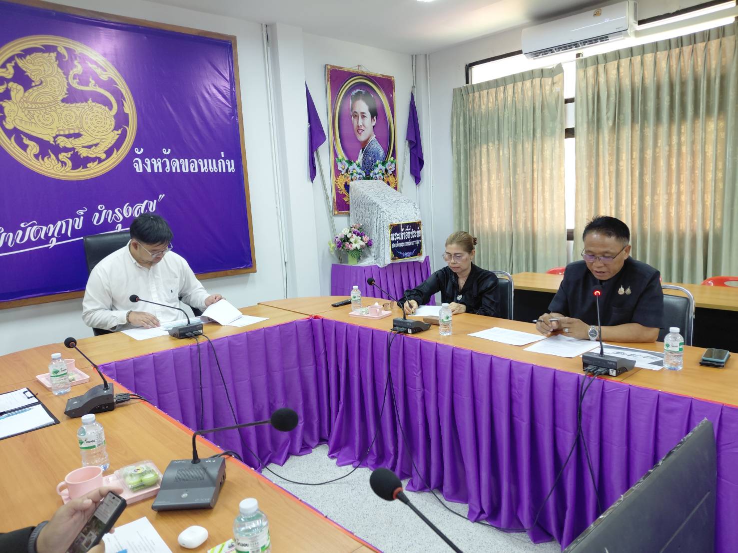 พช.เวียงเก่า ประชุมคณะกรรมการบริหารศูนย์อำนวยการขจัดความยากจนและพัฒนาคนทุกช่วงวัยอย่างยั่งยืนตามหลักปรัชญาของเศรษฐกิจพอเพียง  อำเภอเวียงเก่า จังหวัดขอนแก่น ครั้งที่ 1/2569