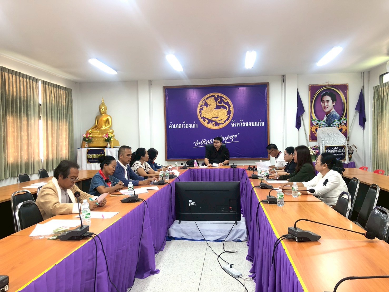 พช.เวียงเก่า : ประชุมคณะอนุกรรมการกลั่นกรองและติดตามการดำเนินงานกองทุนพัฒนาบทบาทสตรีอำเภอ ครั้งที่ 5/2569