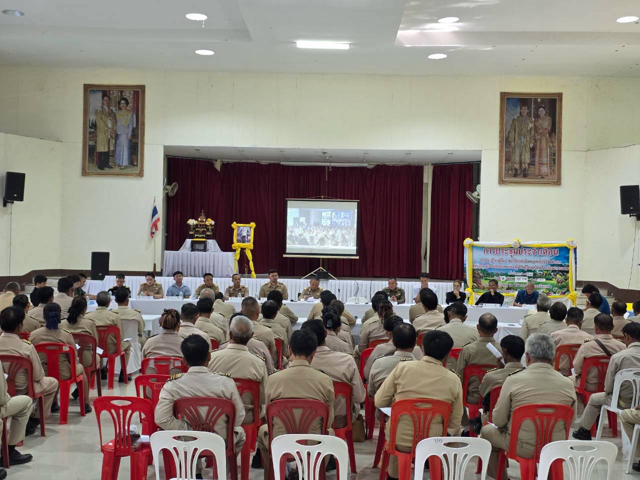สำนักงานพัฒนาชุมชนอำเภอเวียงเก่า ร่วมประชุมประจำเดือนตุลาคม 2569 อำเภอเวียงเก่า (ครั้งที่ 10/2569)📌🏛️