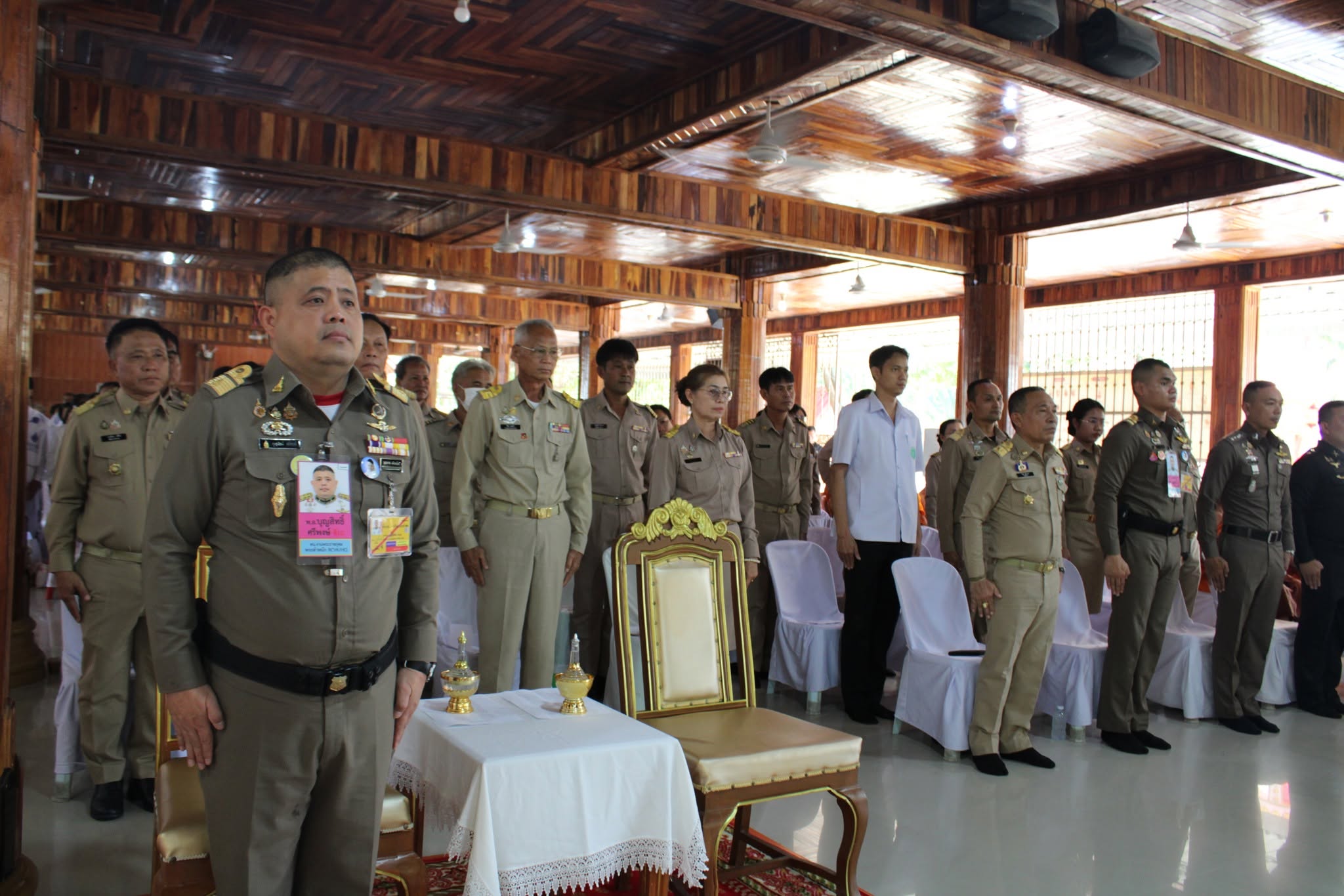 พช.เวียงเก่า ร่วมพิธีเจริญพระพุทธมนต์เฉลิมพระเกียรติ โครงการพระราชดำริ พระบาทสมเด็จพระเจ้าอยู่หัว พร้อมฟังบรรยายธรรมพระราชทาน ธรรมนาวา “วัง” เสริมสร้างสติปัญญาและธรรมะในการดำเนินชีวิต 🙏✨